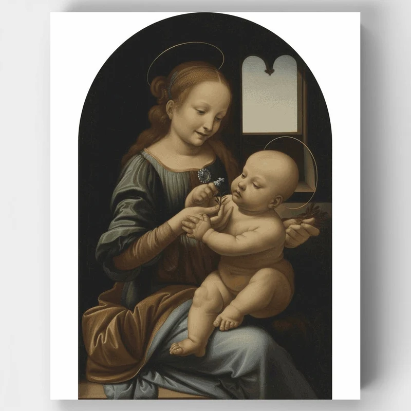 Benois Madonna - Paint by Numbers Kit