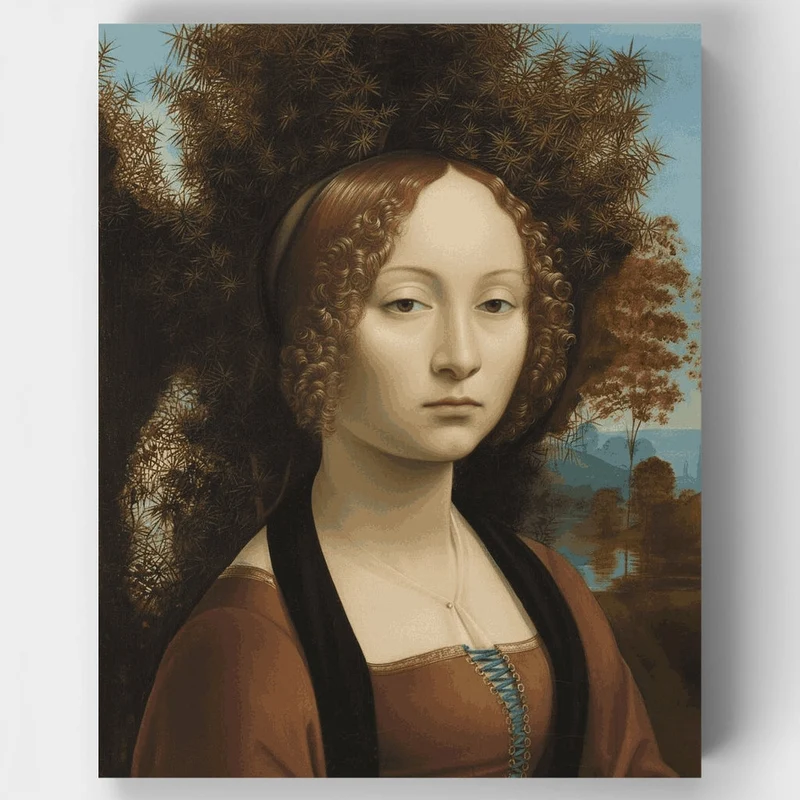 Ginevra de' Benci - Paint by Numbers Kit