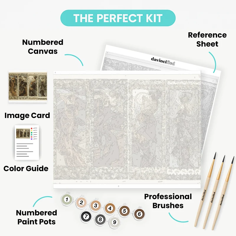 The Moon and the Stars series - Paint by Numbers Kit