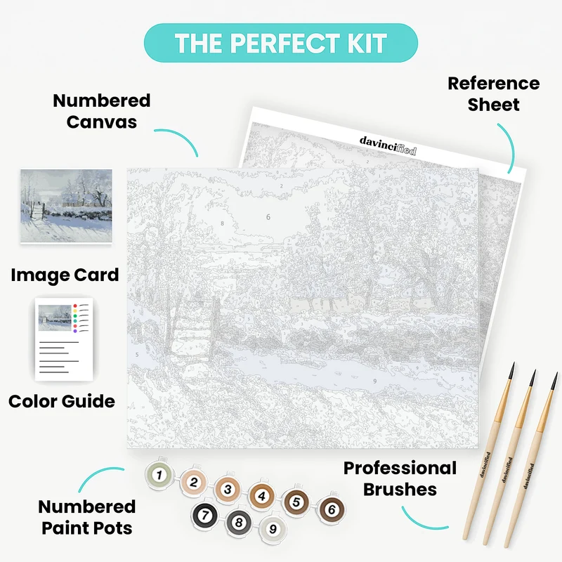 The Magpie - Paint by Numbers Kit