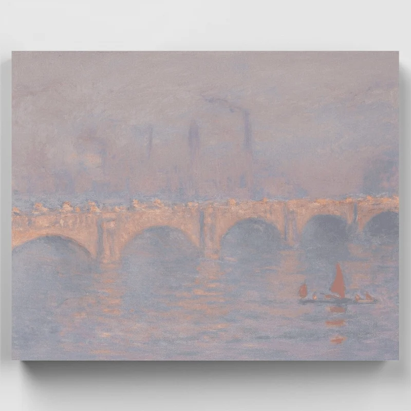 Waterloo Bridge, Soleil Voilé - Paint by Numbers Kit
