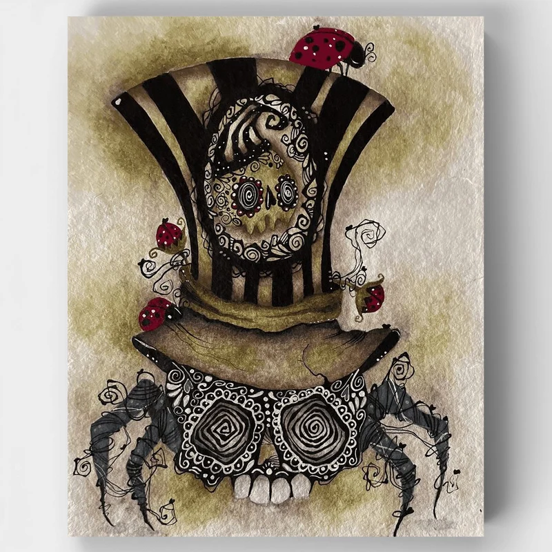 "Skullz" Paint by Numbers Kit