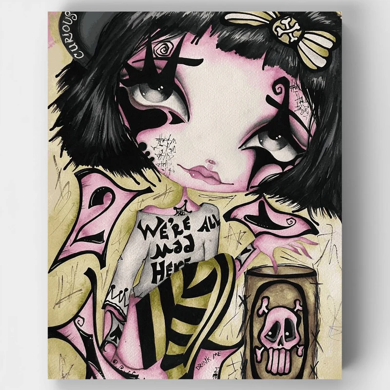 "Curious" Paint by Numbers Kit