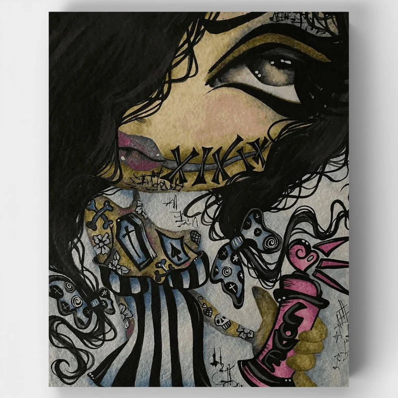 "Love" Paint by Numbers Kit