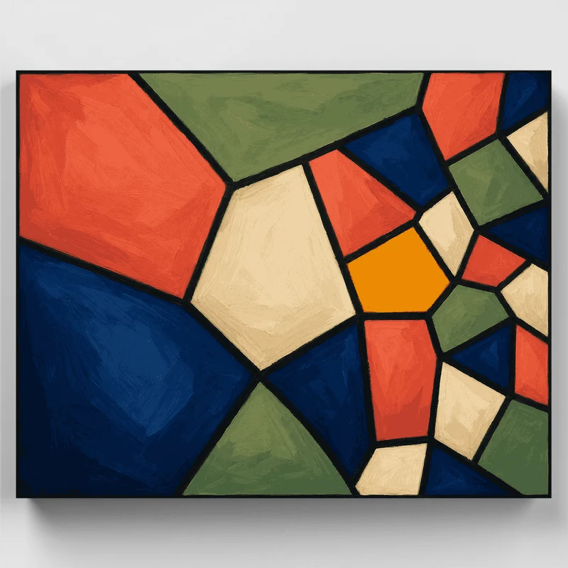 Mosaic Color Burst - Paint by Numbers Kit