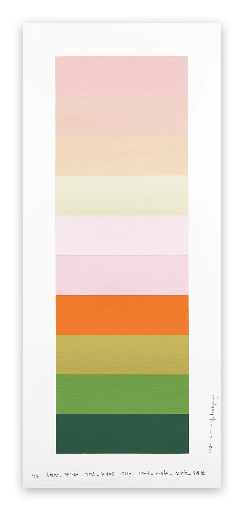 Emotional color chart 150