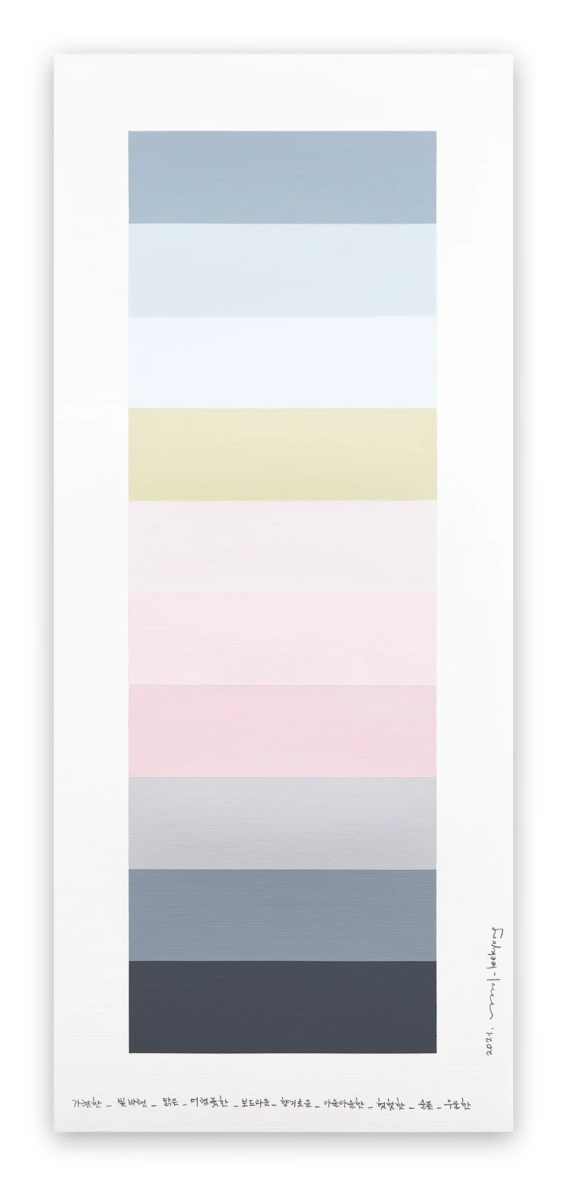 Emotional color chart 148