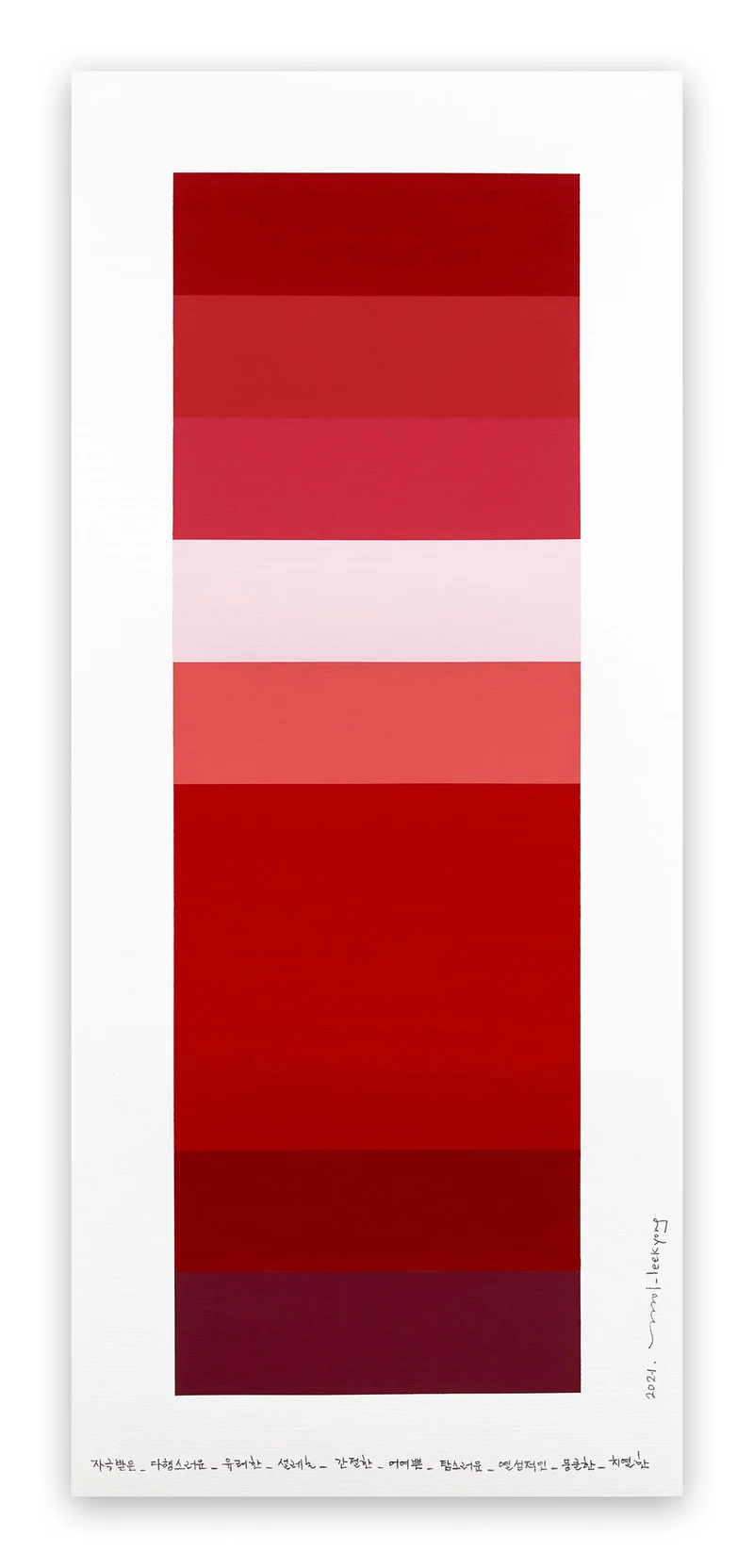 Emotional color chart 147