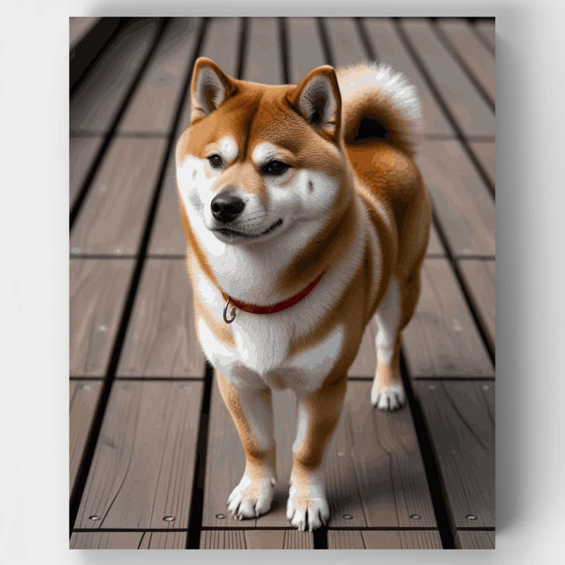 Shiba Inu - Paint by Numbers Kit