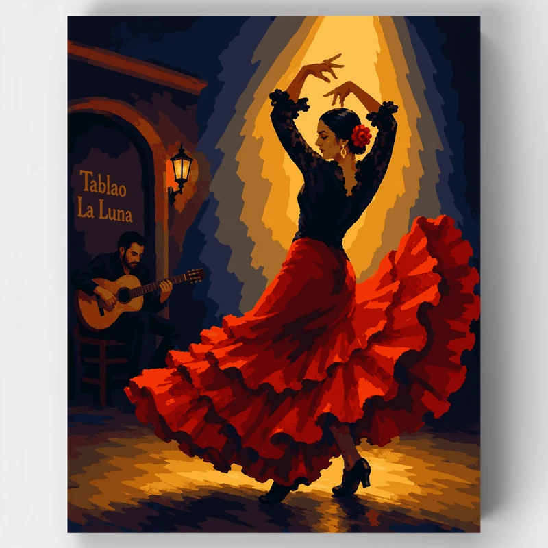 Tablao La Luna - Paint by Numbers Kit