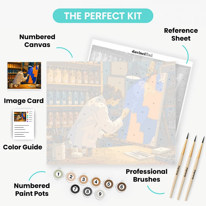 Artist in Studio - Paint by Numbers Kit