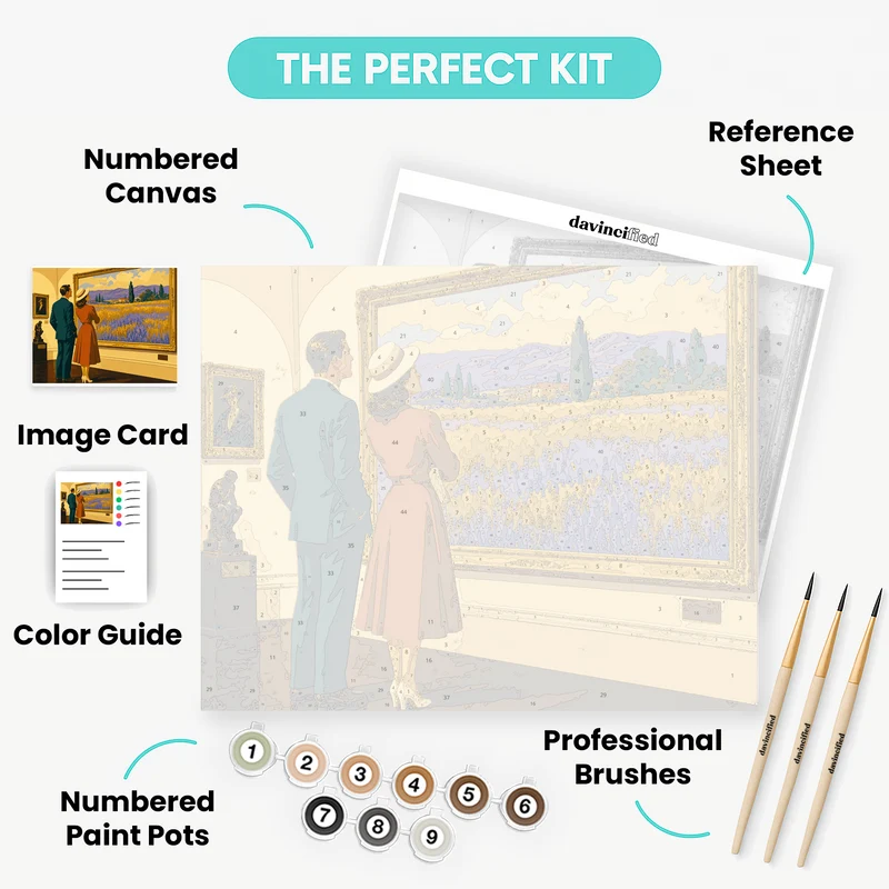 Gallery Afternoon - Paint by Numbers Kit