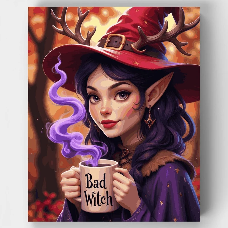 Bad Witch - Paint by Numbers Kit