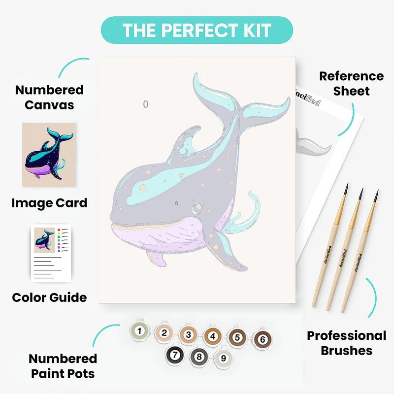 Cosmic Whale - Paint by Numbers Kit