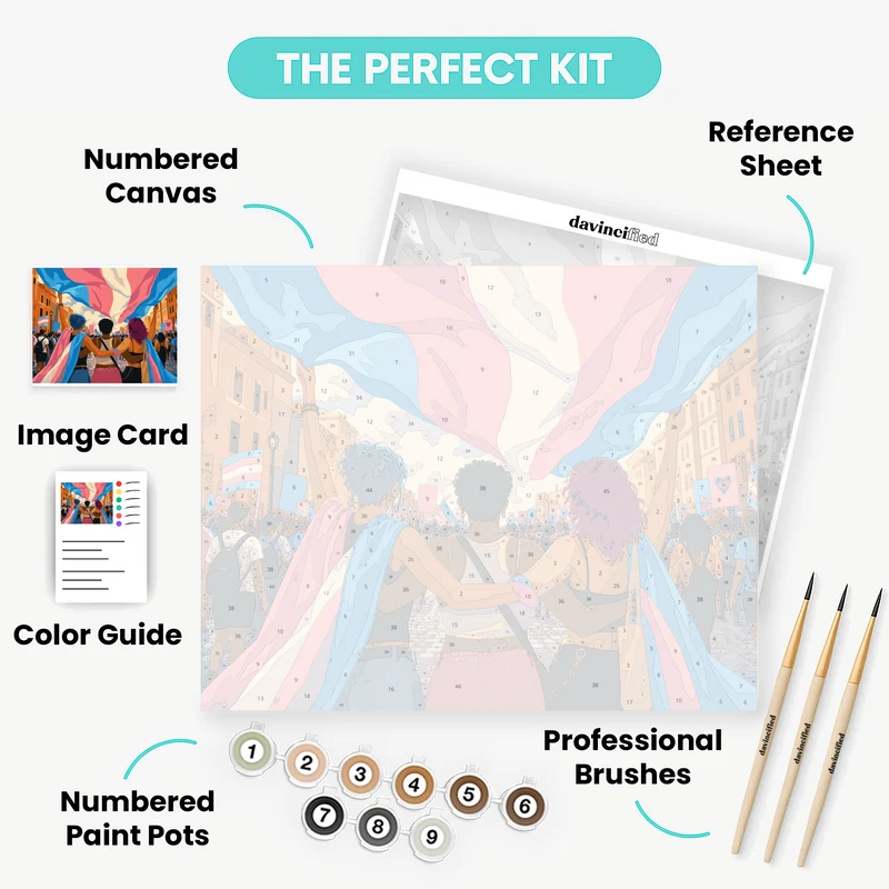 Pride March Together - Paint by Numbers Kit