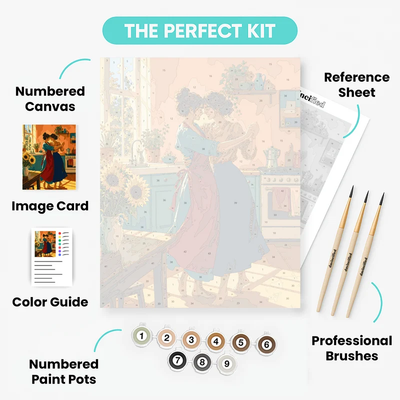 Kitchen Dance - Paint by Numbers Kit