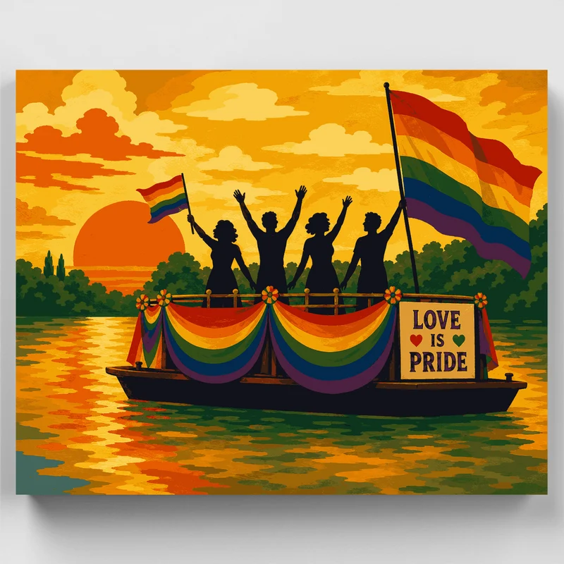 Love is Pride - Paint by Numbers Kit