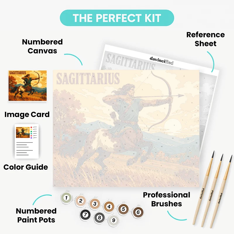 Sagittarius Archer - Paint by Numbers Kit