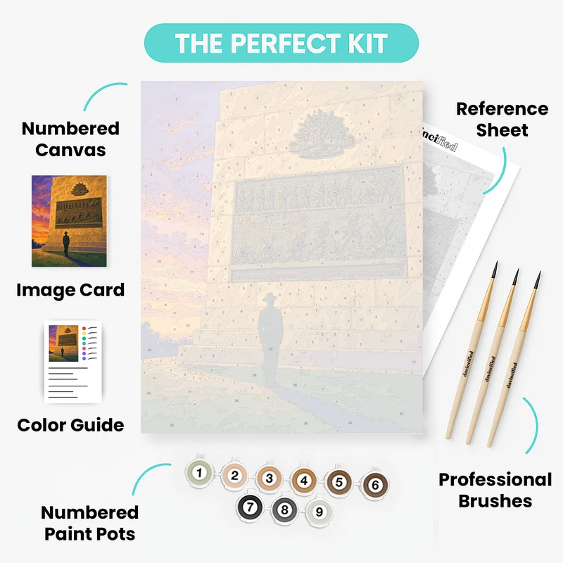 Soldier at Dawn - Paint by Numbers Kit