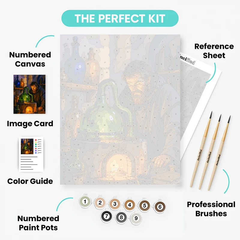 Alchemist's Workshop - Paint by Numbers Kit