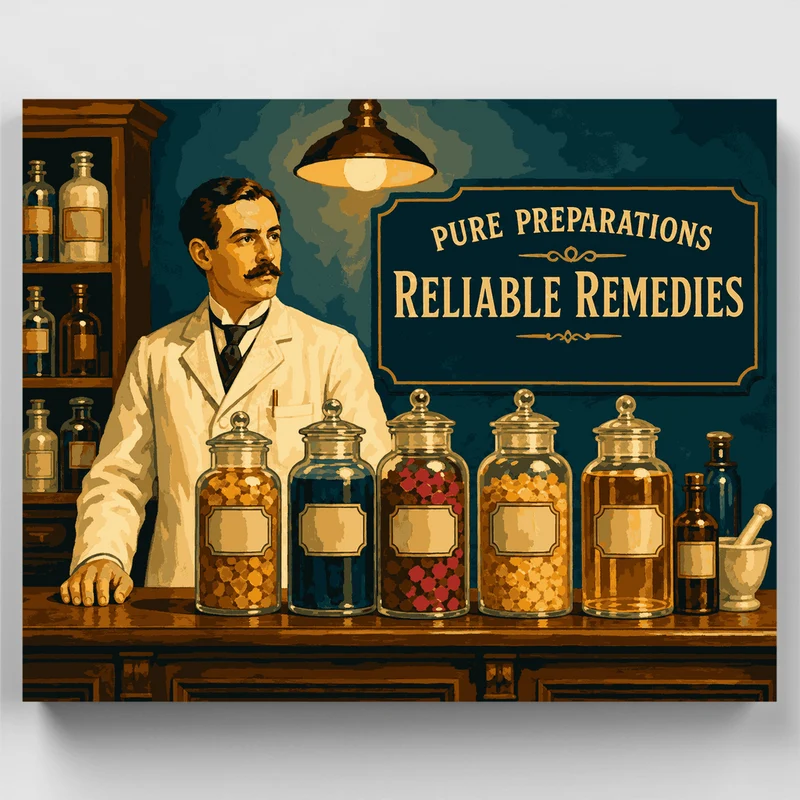 Apothecary Pharmacist - Paint by Numbers Kit