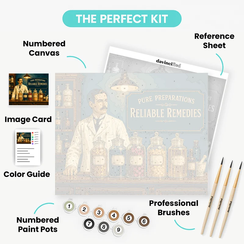 Apothecary Pharmacist - Paint by Numbers Kit