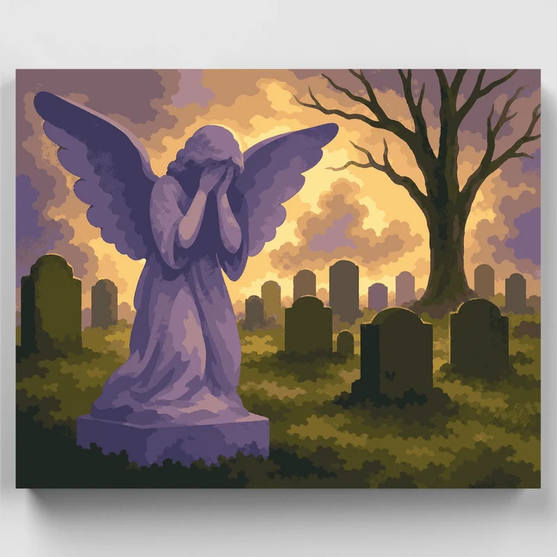 Weeping Angel - Paint by Numbers Kit