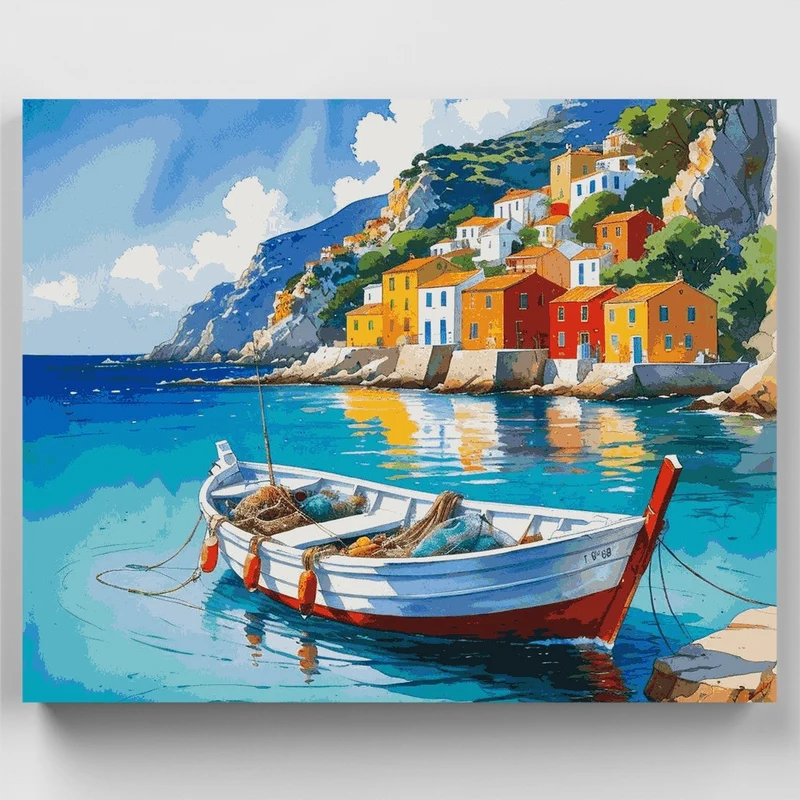 Mediterranean Escape - Paint by Numbers Kit