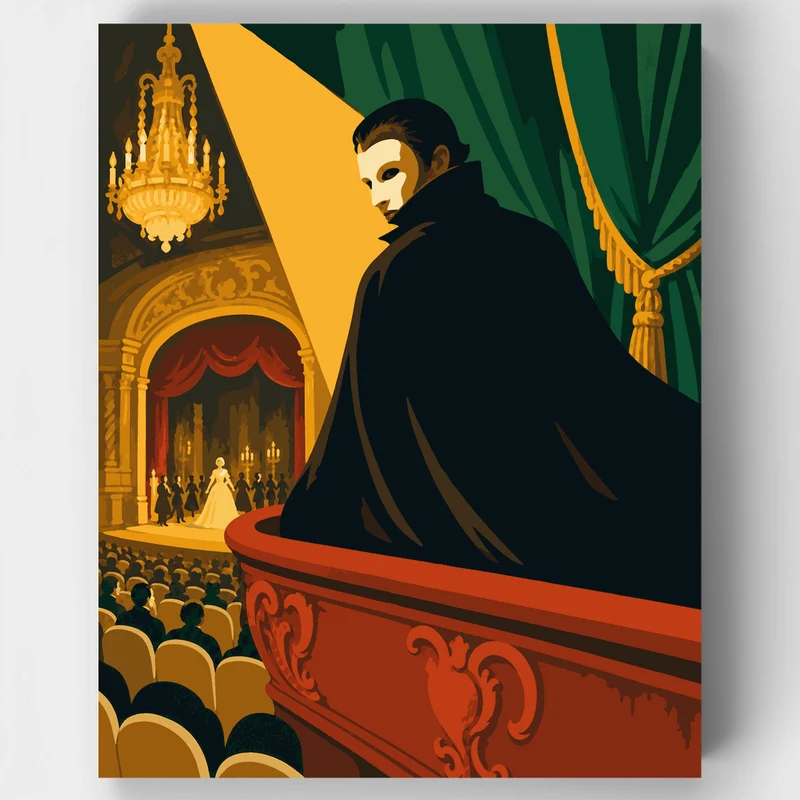 Phantom at the Opera - Paint by Numbers Kit