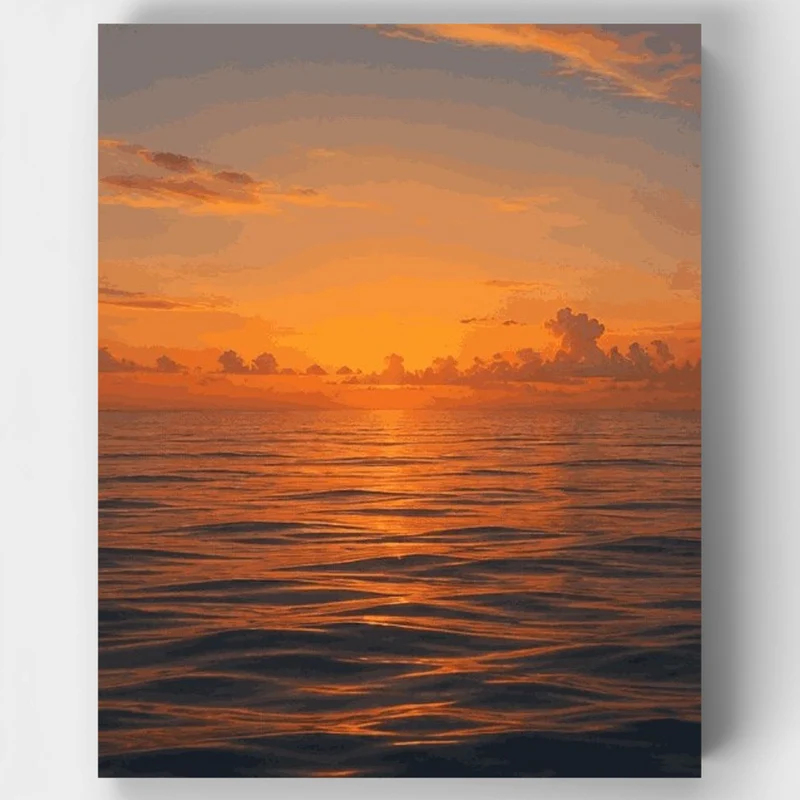 "Ethereal Sunset" Paint by Numbers Kit