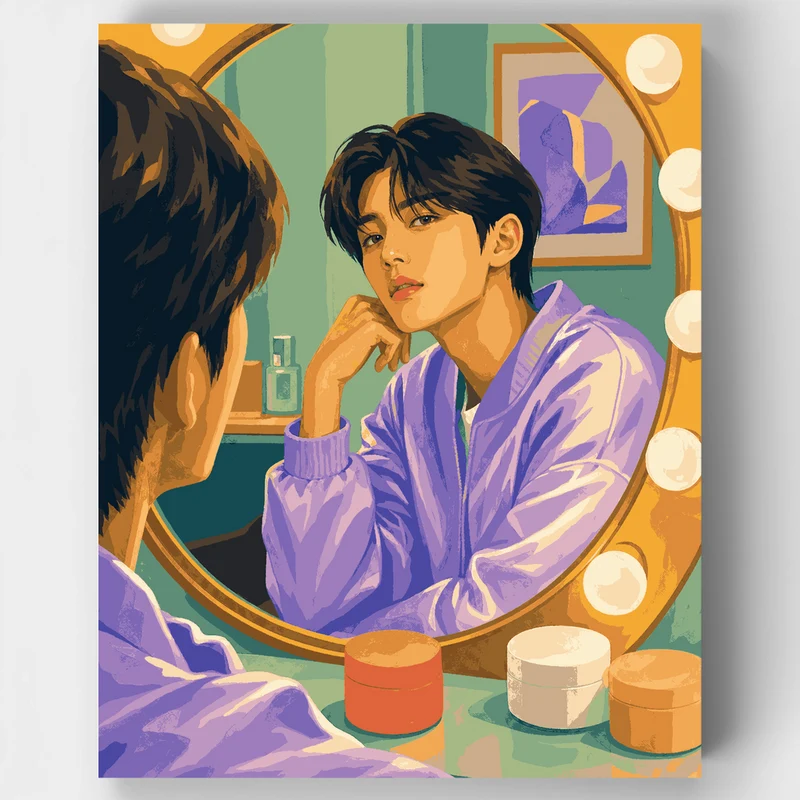 Mirror Reflection - Paint by Numbers Kit