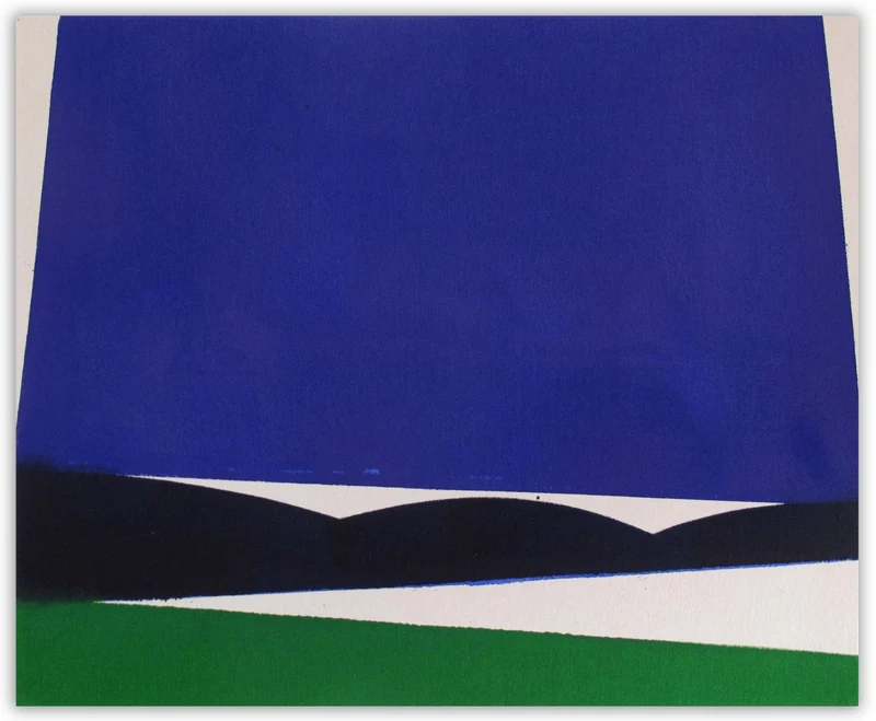 Ondulation Bleu