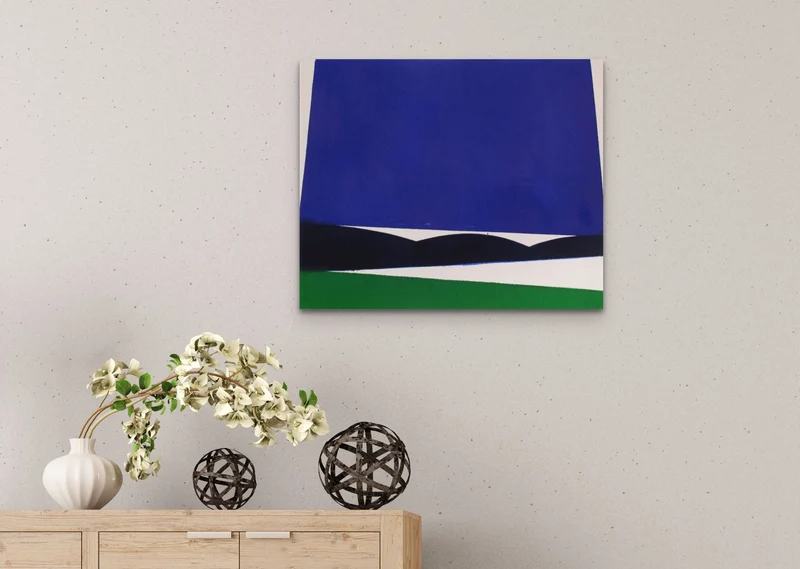Ondulation Bleu