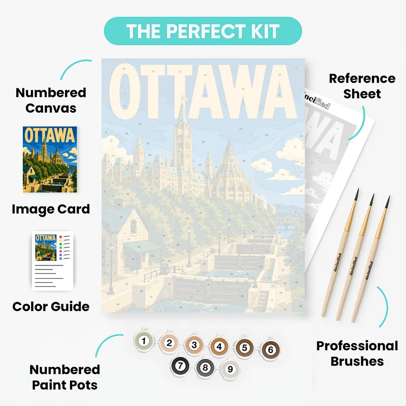 Parliament Hill Locks - Paint by Numbers Kit