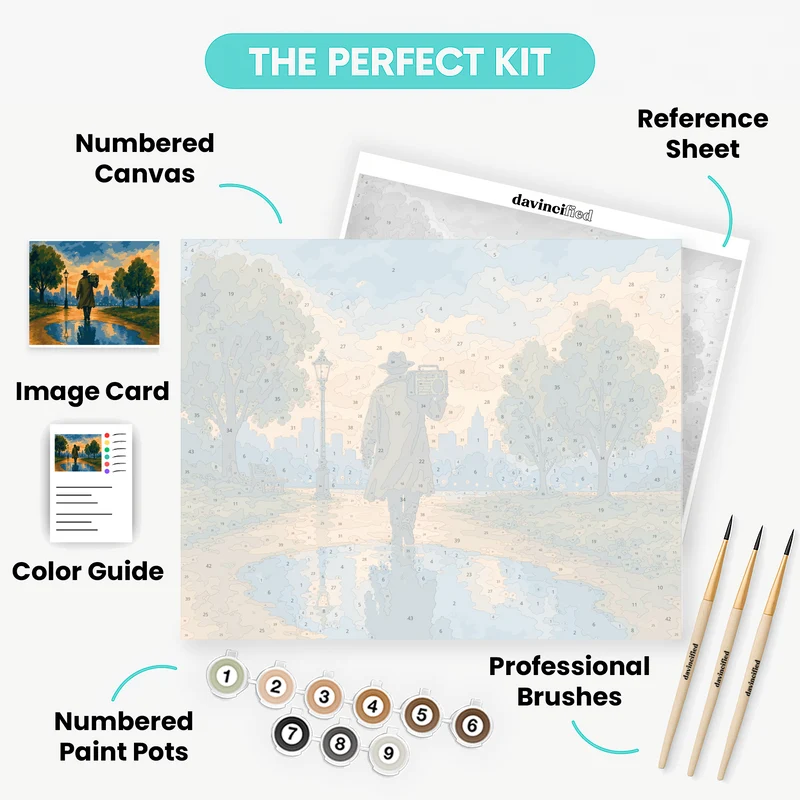 Boombox in the Park - Paint by Numbers Kit