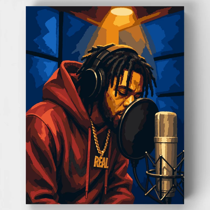 Studio Flow Real - Paint by Numbers Kit