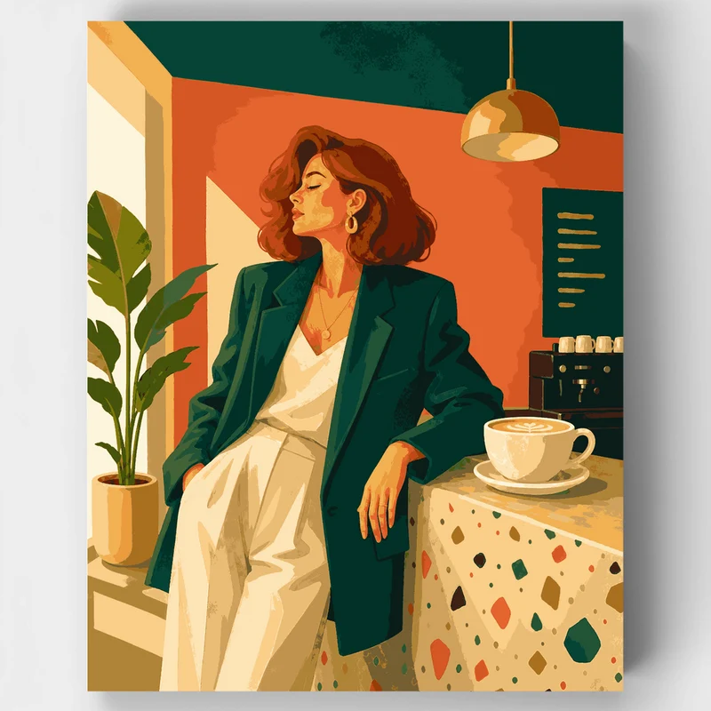 Café Daydream - Paint by Numbers Kit