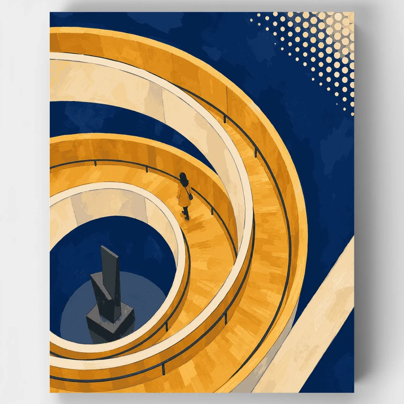 Toronto Spiral Staircase - Paint by Numbers Kit
