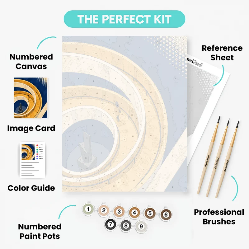Toronto Spiral Staircase - Paint by Numbers Kit