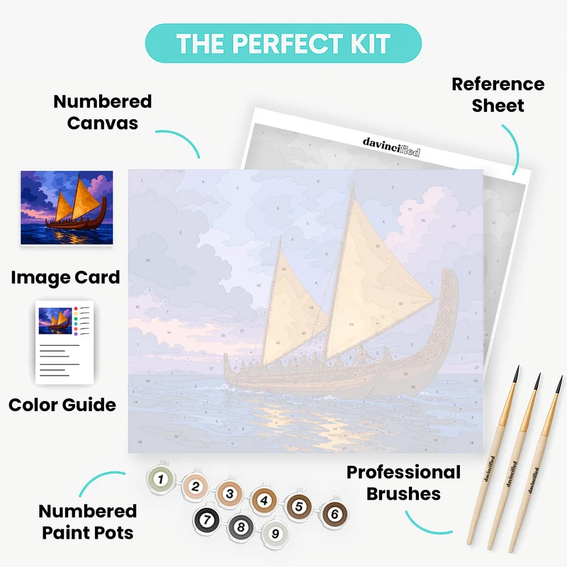 Pacific Wayfinders - Paint by Numbers Kit