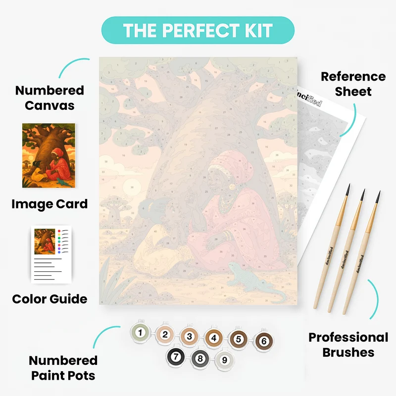 Grandmother's Story - Paint by Numbers Kit