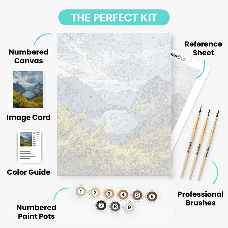 Fiordland National Park - Paint by Numbers Kit