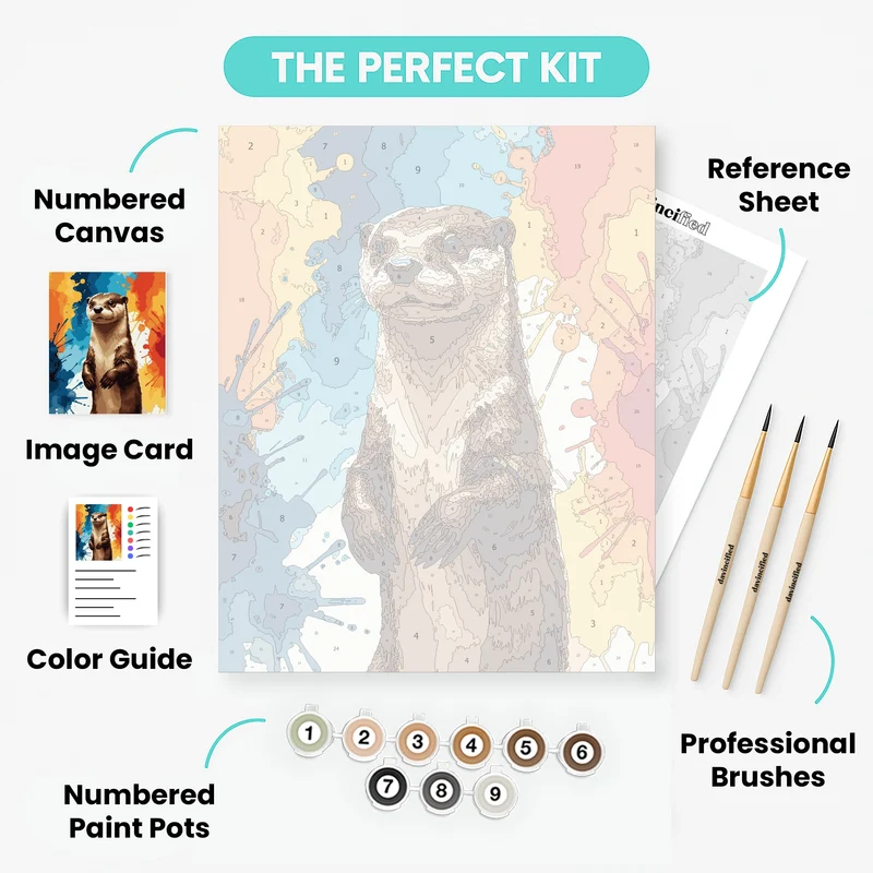 Otter - Paint by Numbers Kit