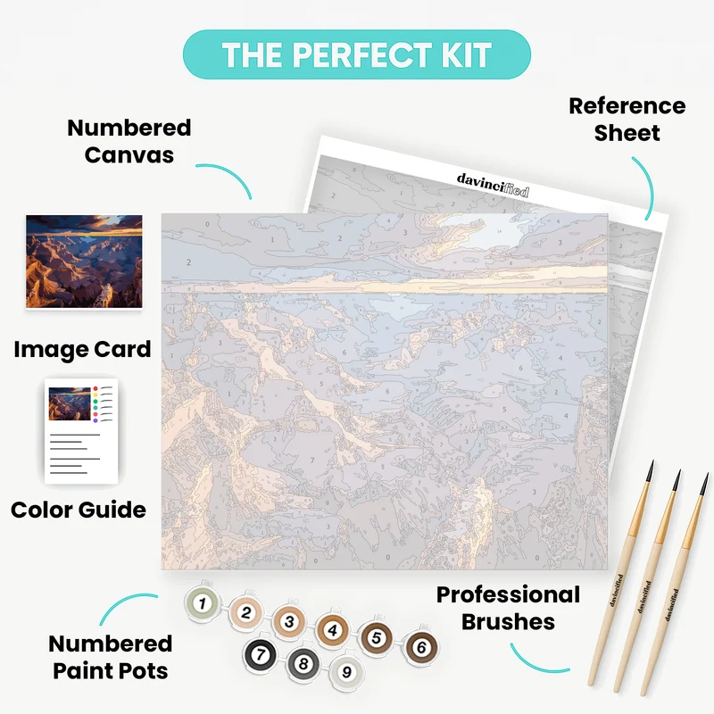Grand Canyon Sunset - Paint by Numbers Kit