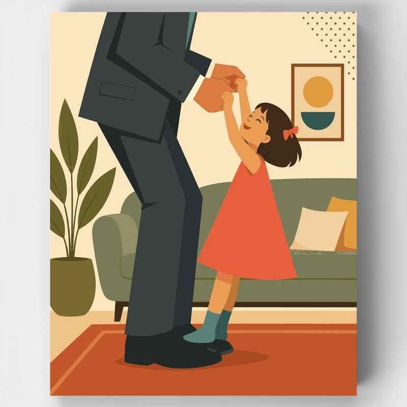 Father's Day Dance - Paint by Numbers Kit