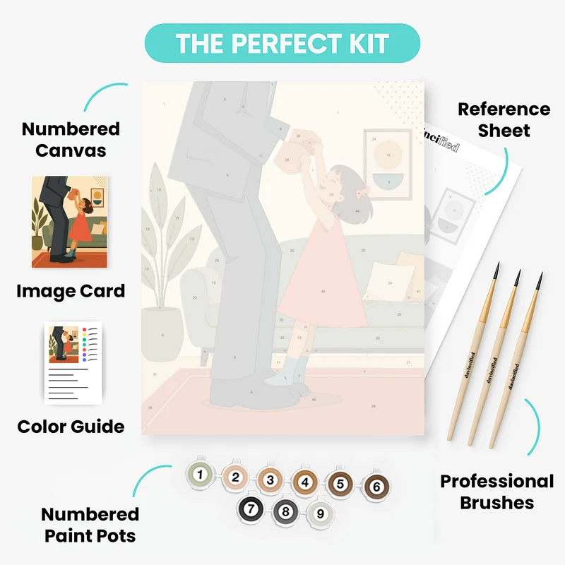 Father's Day Dance - Paint by Numbers Kit