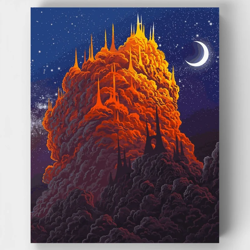 "Clouds Kingdom" Paint by Numbers Kit