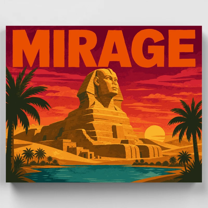 Mirage - Paint by Numbers Kit