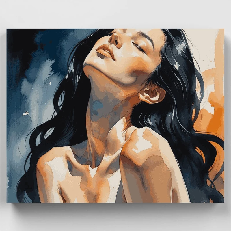 Sensual Woman Portrait - Paint by Numbers Kit