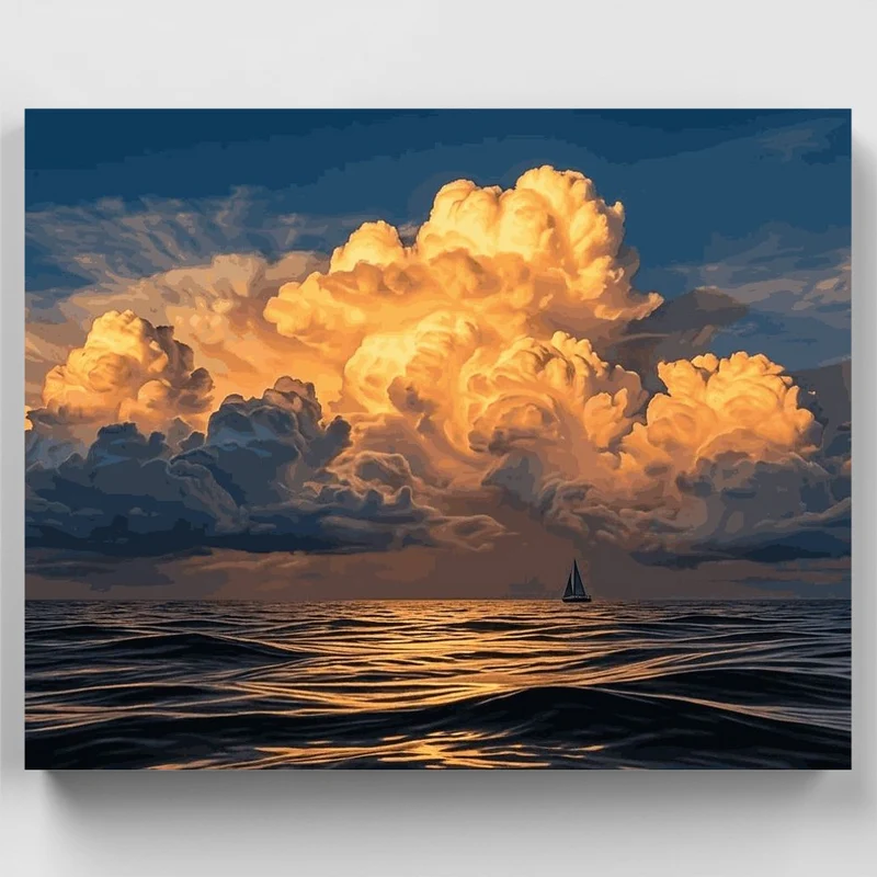 "Soft Horizon" Paint by Numbers Kit